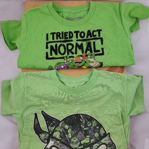 Set of ninja turtle shirts